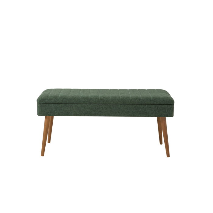 Hanah Home Conjunto Muebles Recibidor Vegas Sonomo 930 - 1070 Zapatero Banco Lino Verde